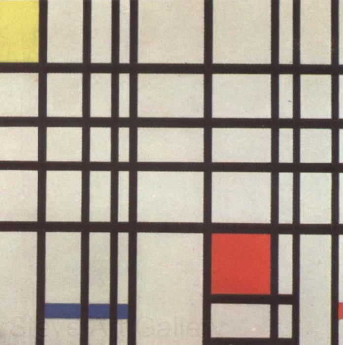 Piet Mondrian Composition with red,yellow and blue Norge oil painting art